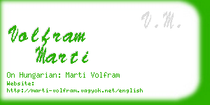 volfram marti business card